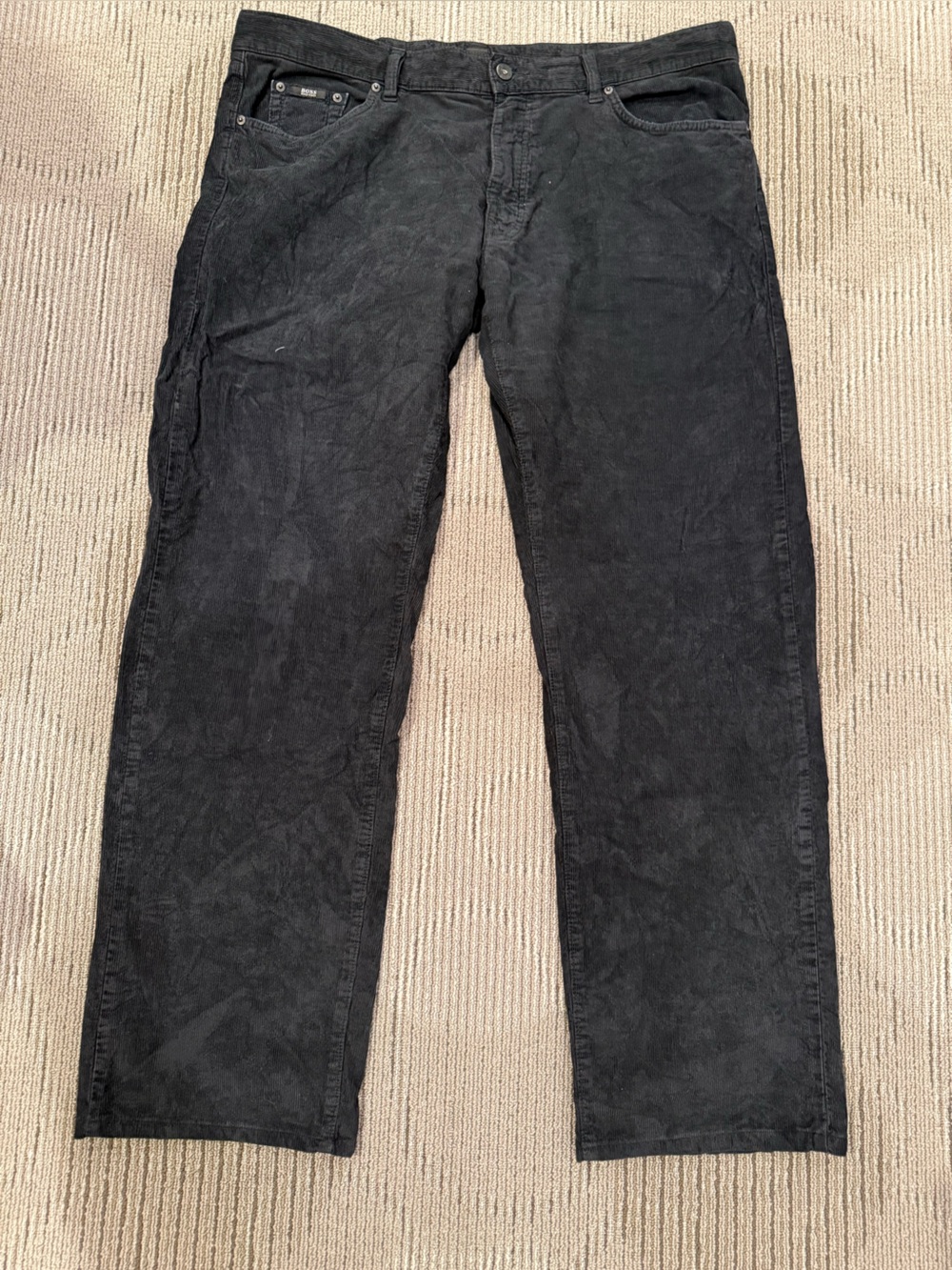 Hugo Boss Black Wide Leg Corduroy Jeans